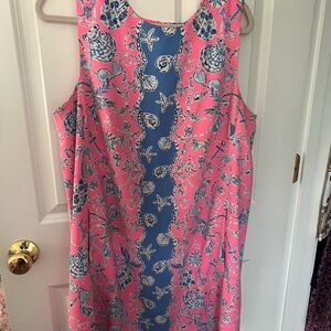 Lilly Pulitzer Edita shift Beachcombers sz 16
